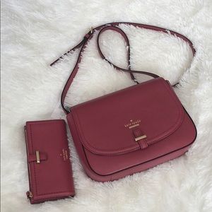 NWT Kate Spade crossbody + matching wallet